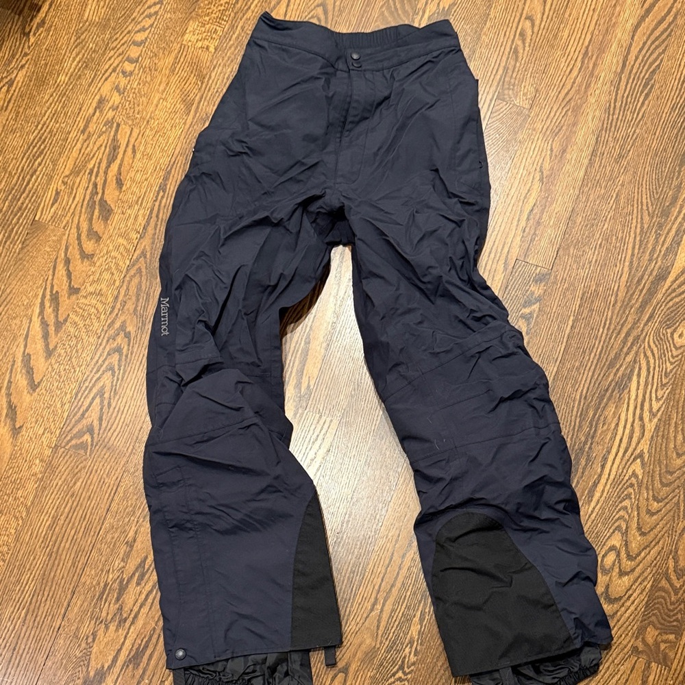 Marmot Kids Black Snow Pants